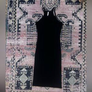 Orange Creek Classic Black Midi Dress